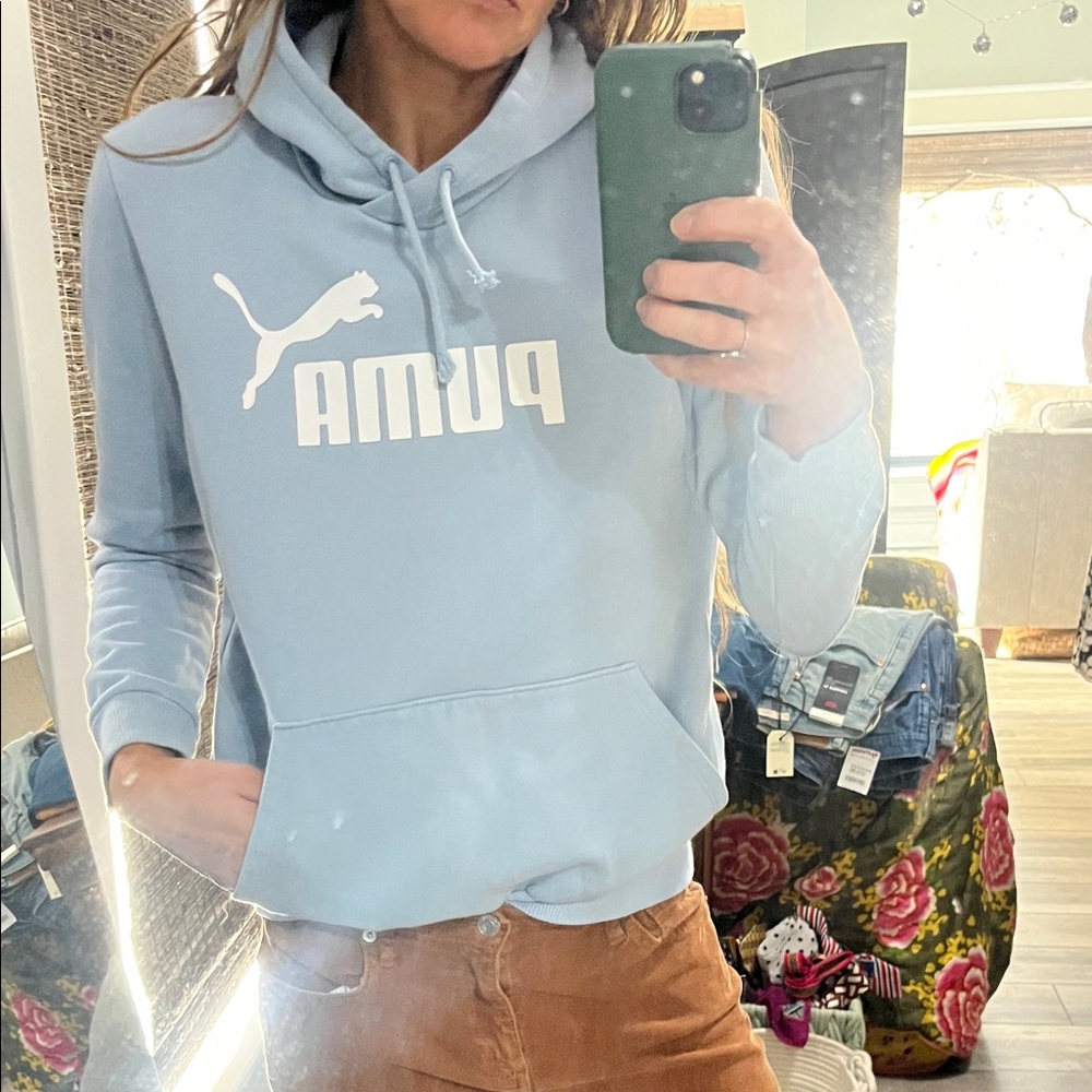 Puma Sky Blue Hoodie